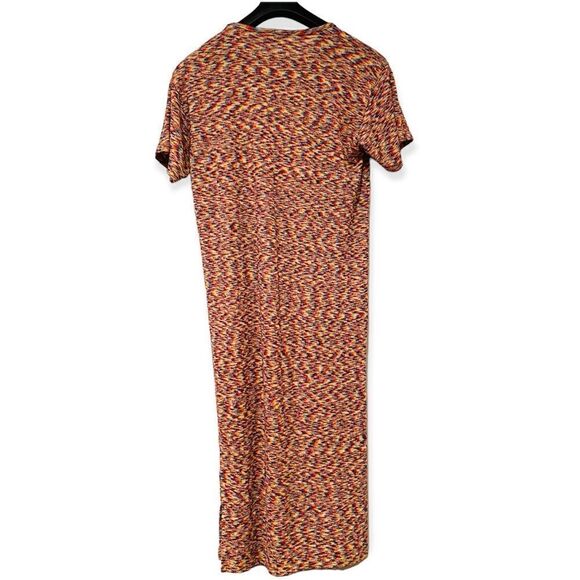 Aegean Multicolored Terry Cloth Split Dress Size Medium - Picture 2 of 5